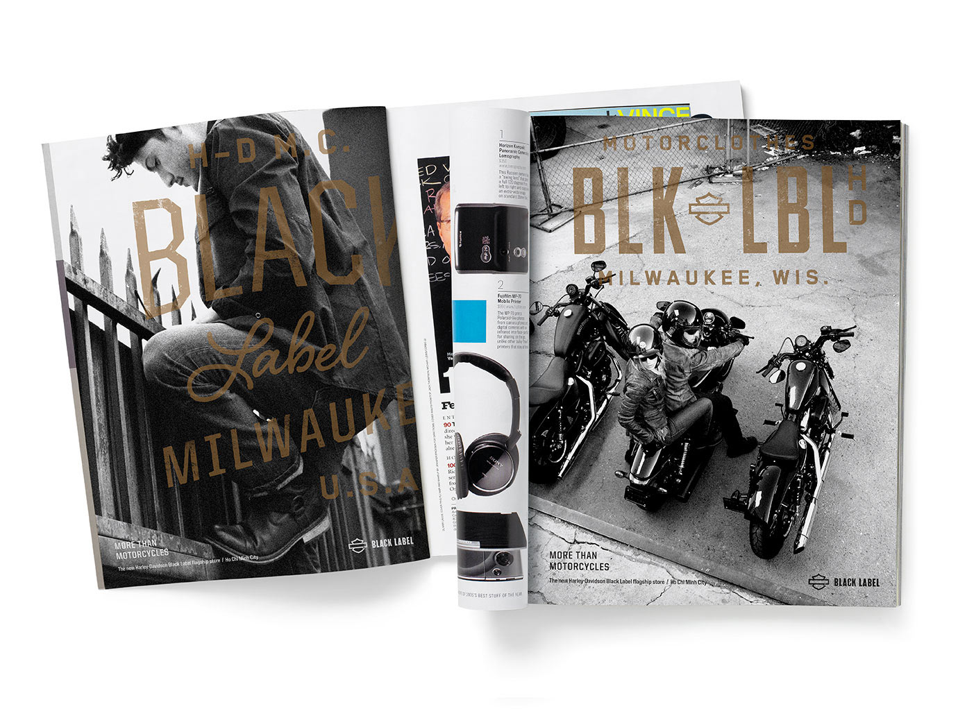 Harley-Davidson Black Label Campaign, Magazine Ads