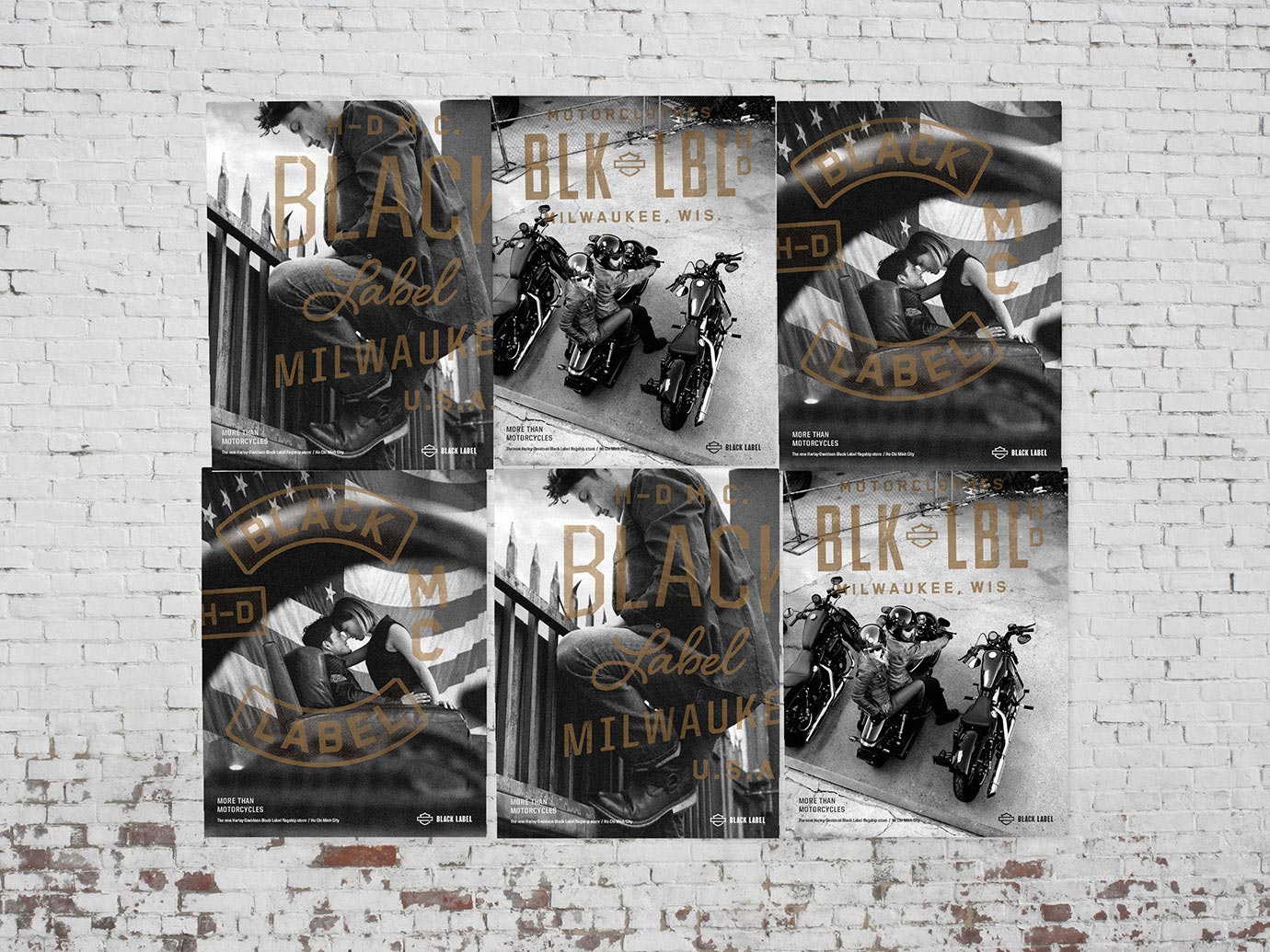 Harley-Davidson Black Label Campaign, Wild Postings
