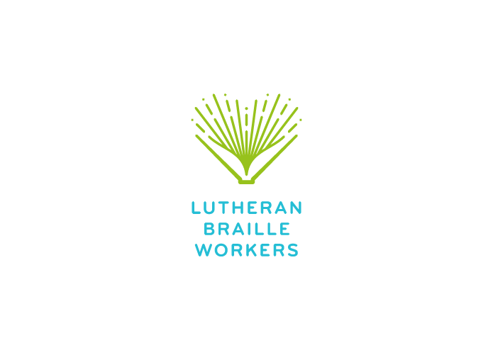 Lutheran Braille Workers Logo, Direction 2