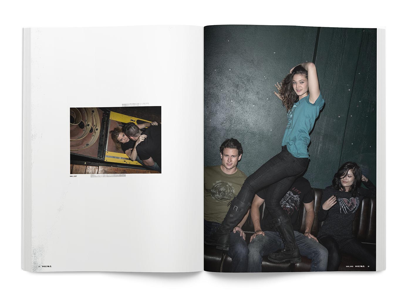 MotorClothes Lifestyle Photography Book Spread